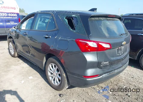 2018 Chevrolet Equinox Ls z USA, uszkodzony, nr VIN 3GNAXHEV7JL384051